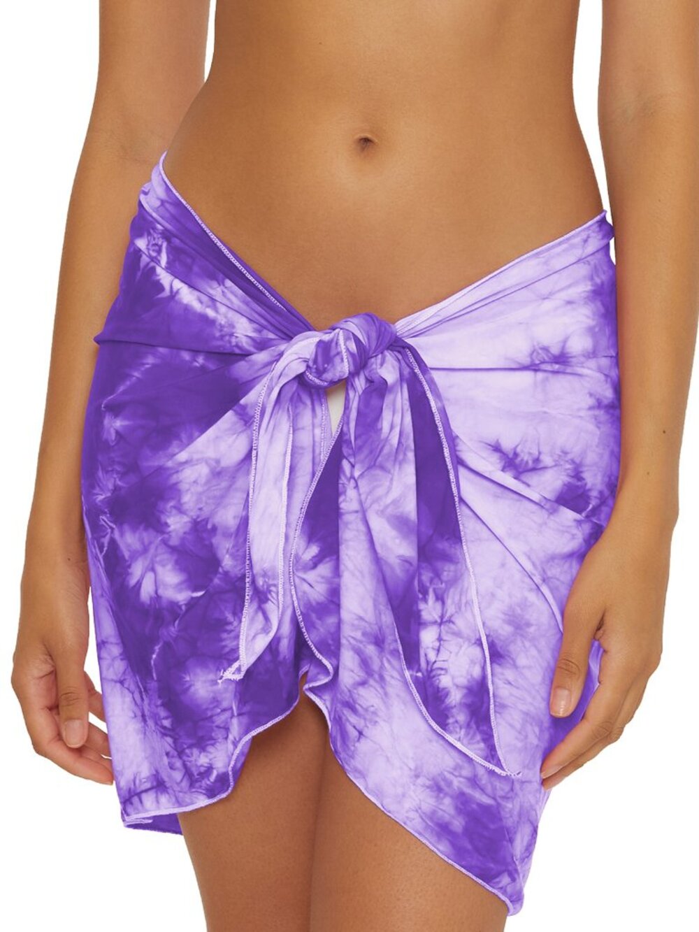 BCA By Rebecca Virtue Oasis Multiway Sarong Cover-Up Pareo Beach Wrap in Lilac